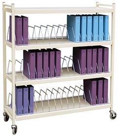 Large Vertical Open Chart Rack